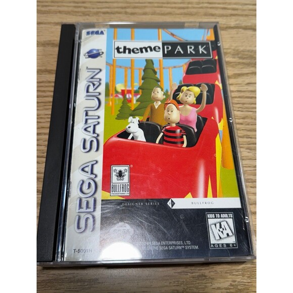 Theme Park (Sega Saturn, 1995) Complete CIB Tested - Picture 1 of 3